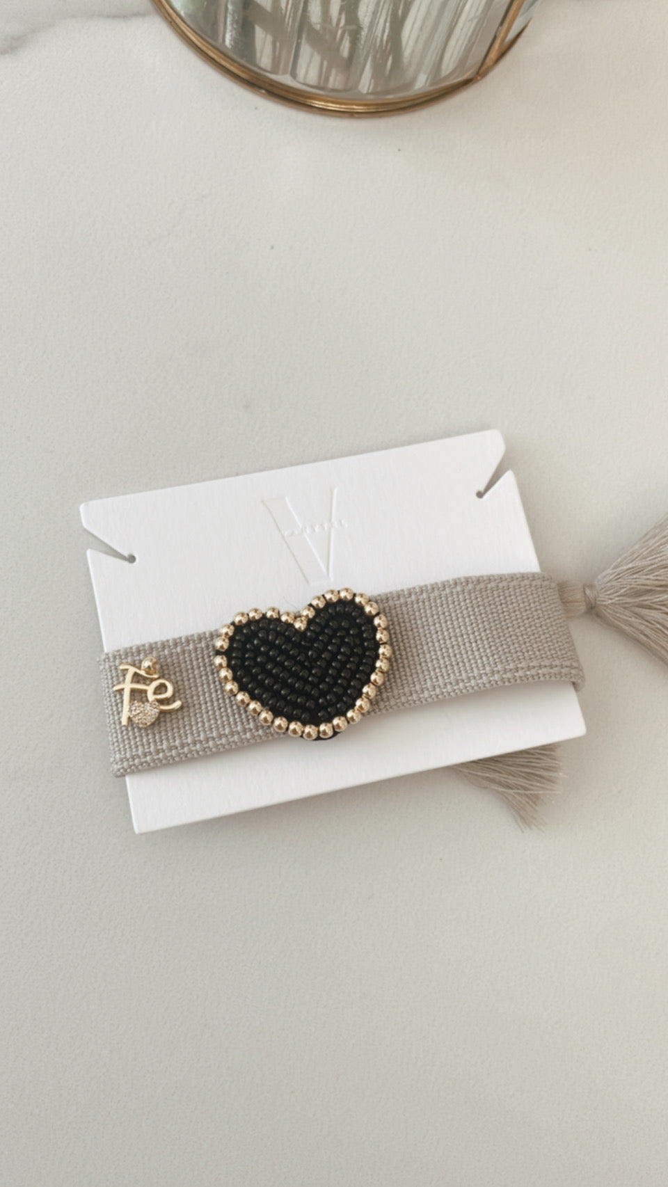 Corazon lleno de fe, Joyería con Propósito, Pulsera Artesanal para Mujer - Vanytel