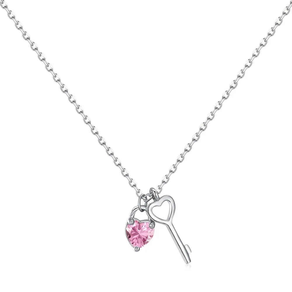 Key To My Heart 925 Sterling Silver Necklace - Vanytel