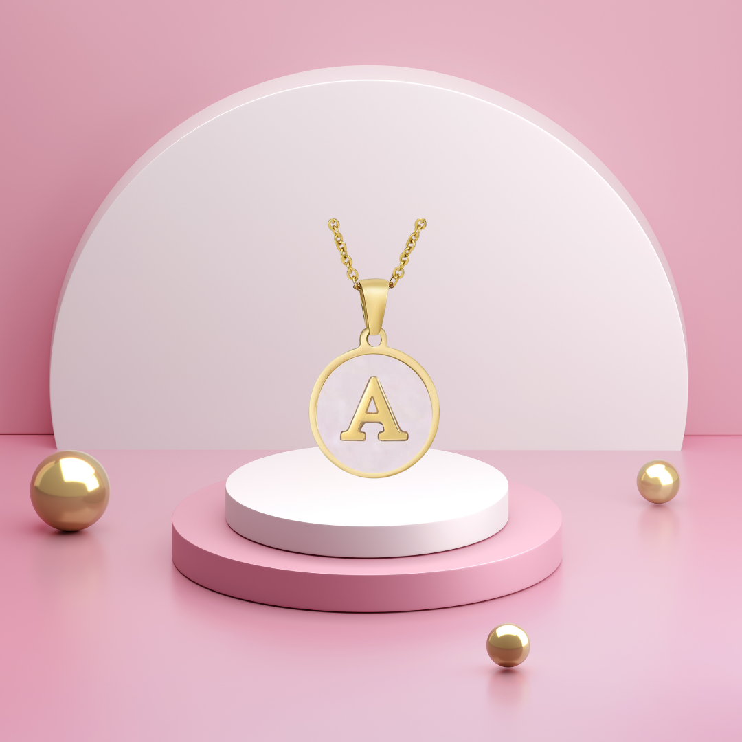 INITIAL LETTER NECKLACE - Vanytel