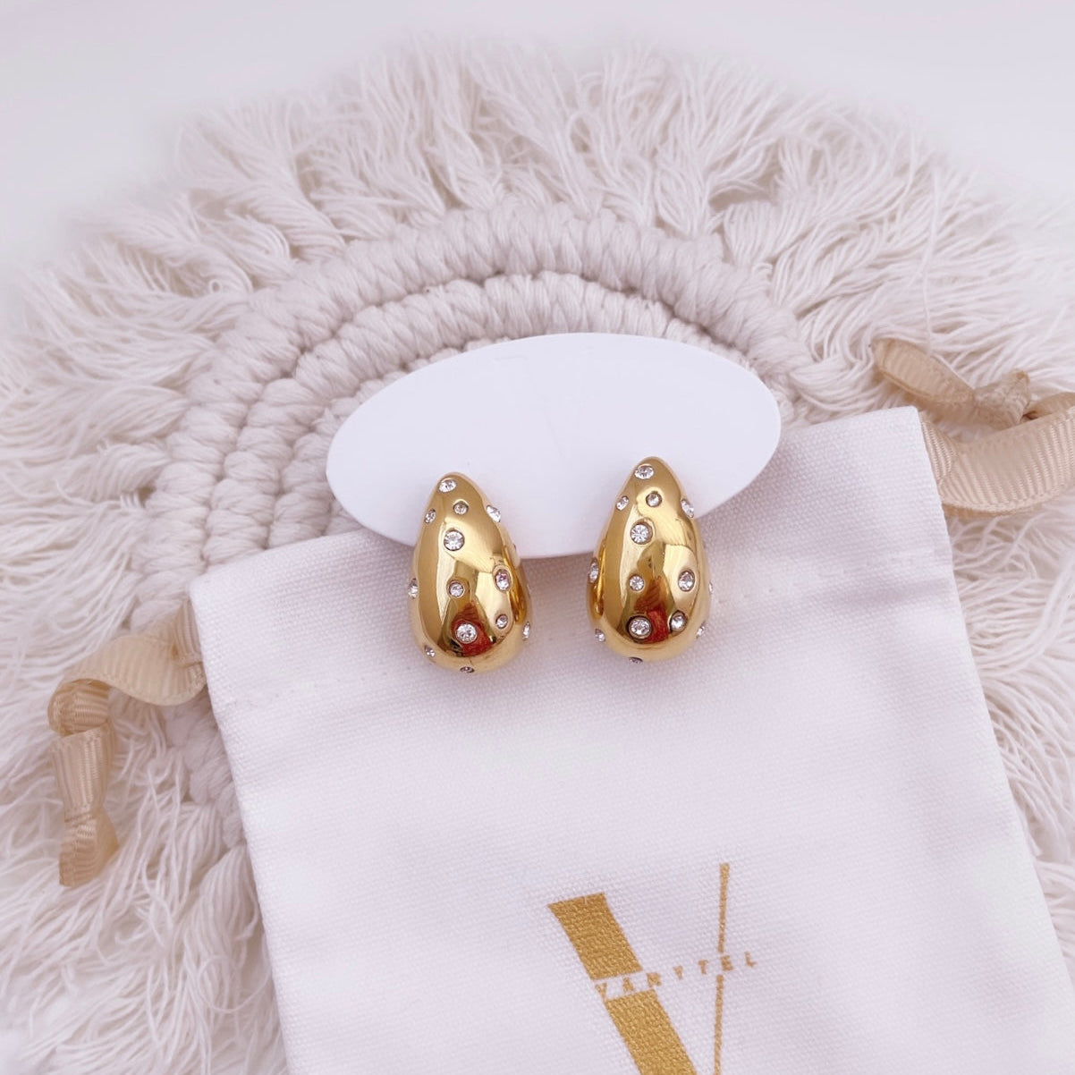 Bold Drops Studs | Sparkle - Vanytel