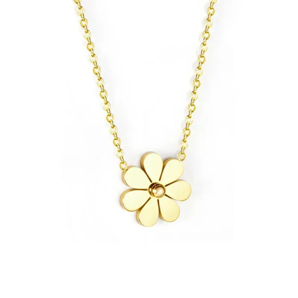 Flor Necklace en Acero Inoxidable para Mujer o Niña - Vanytel