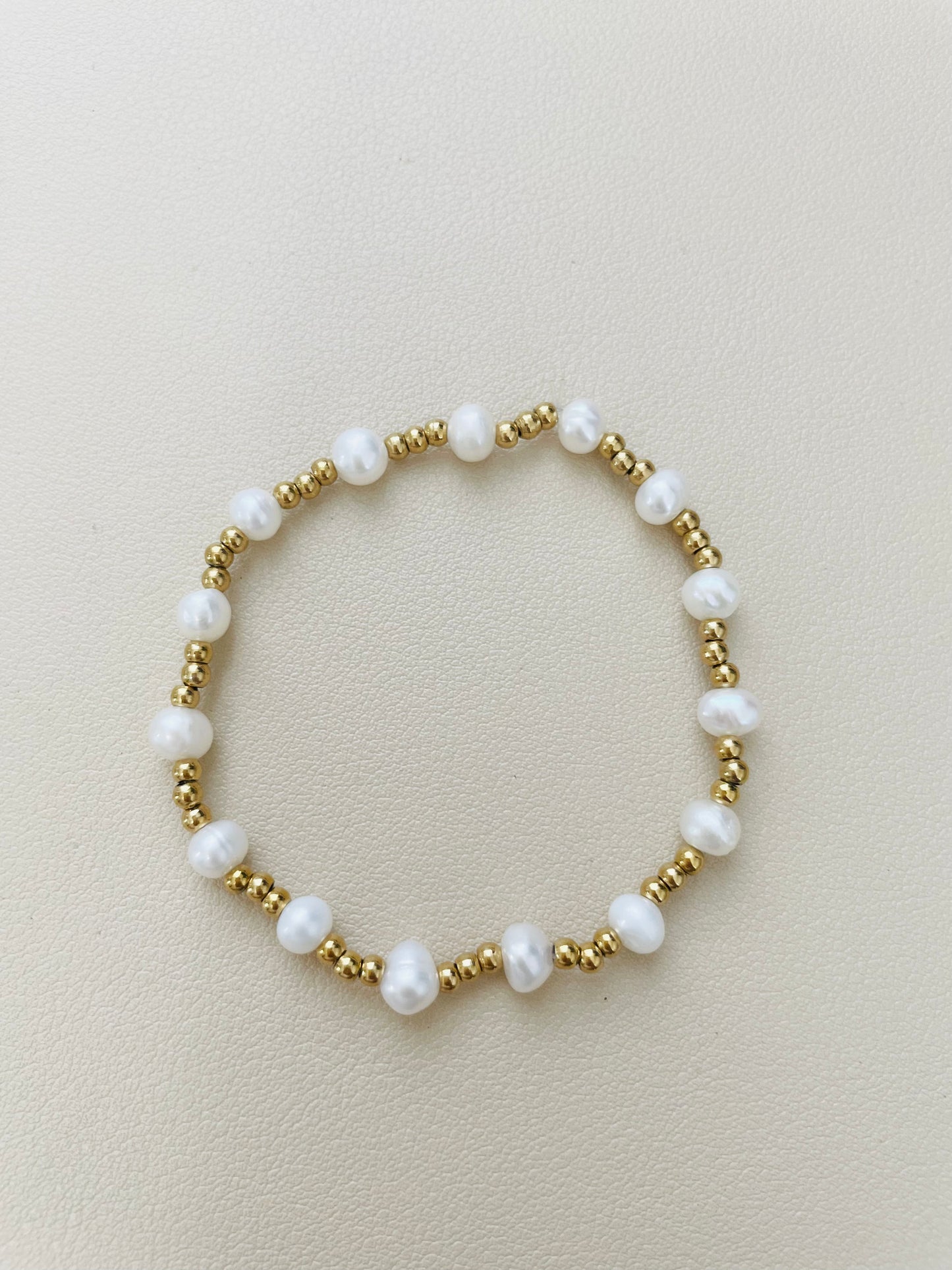Pulseras Elásticas de Perlas Agua Dulce - Vanytel
