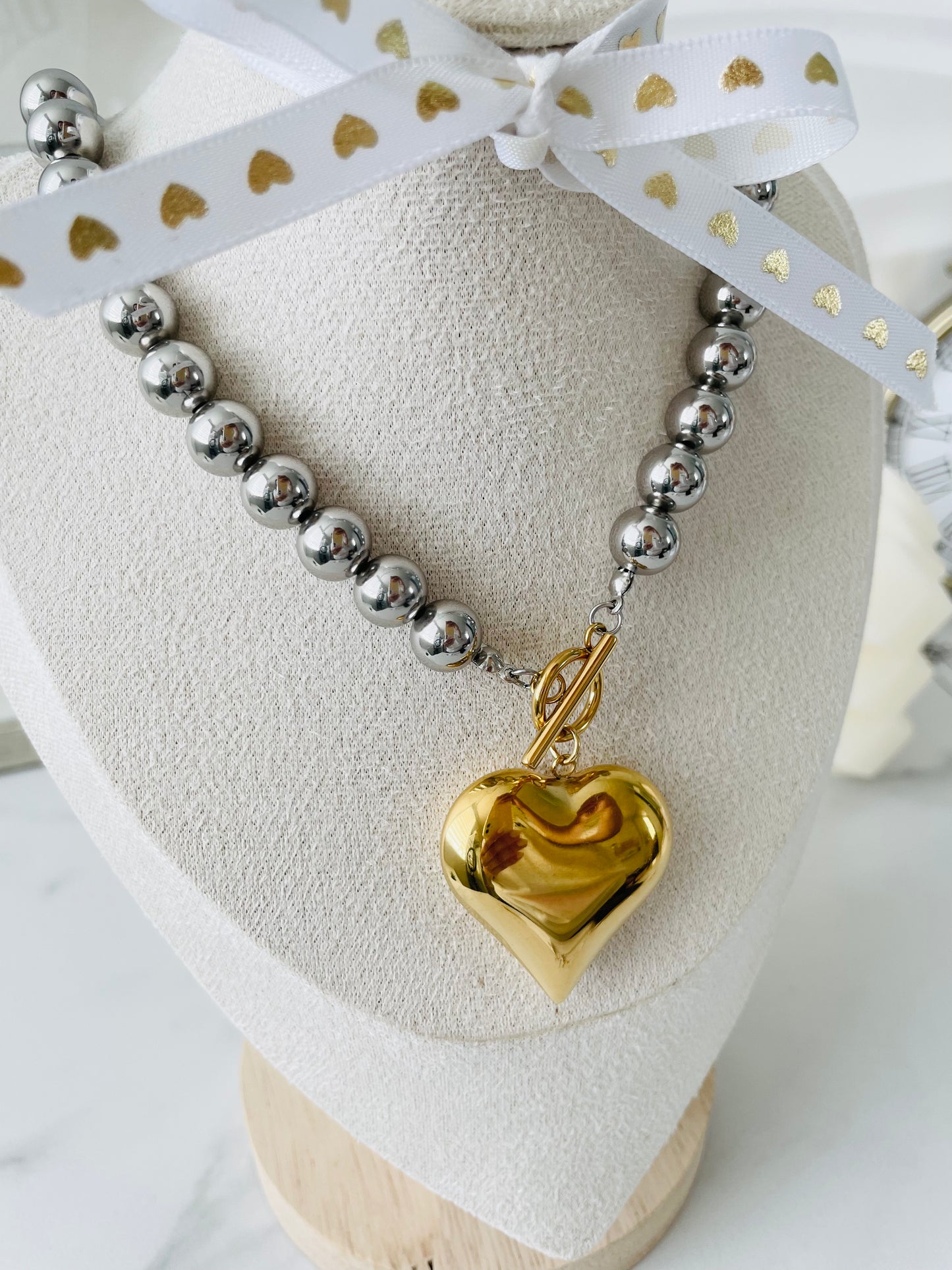 💖 Love Choker Necklace | Stainless Steel - Vanytel