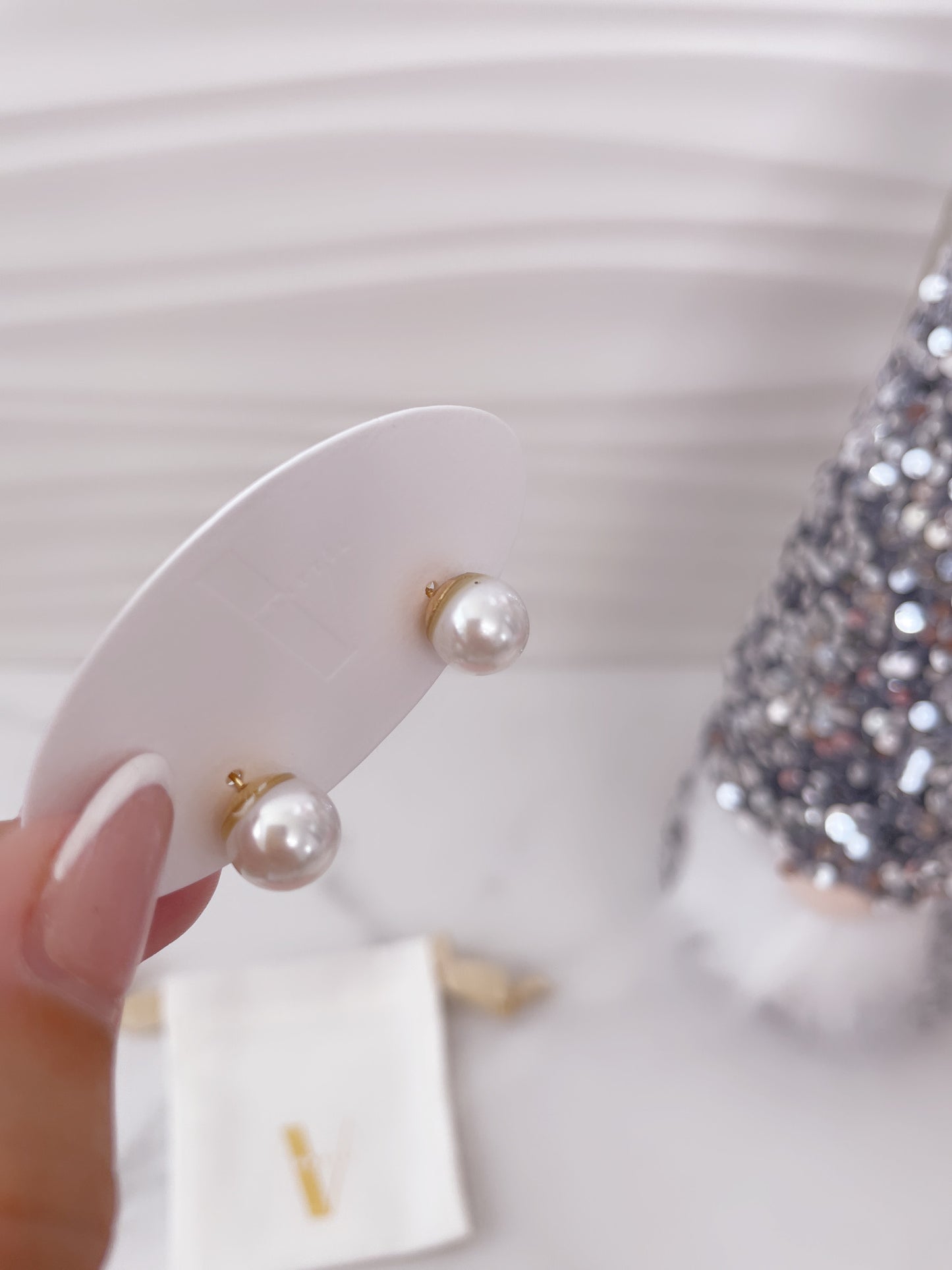 Pearl Earrings Studs - Vanytel