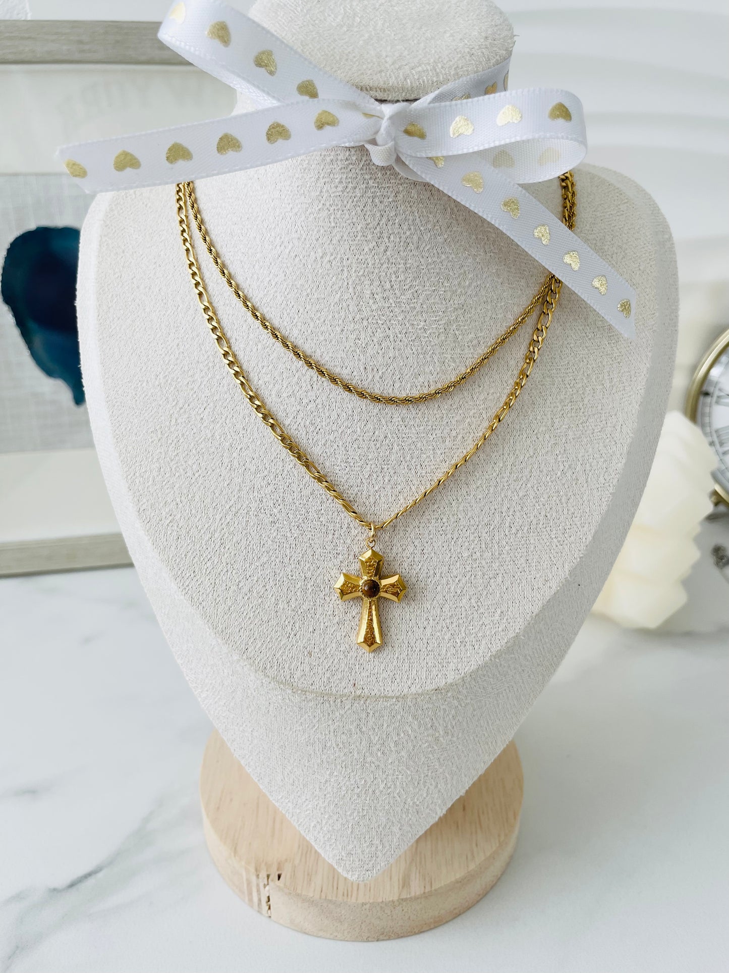 Malena | 2 Layering Necklace | Stainless Steel - Vanytel