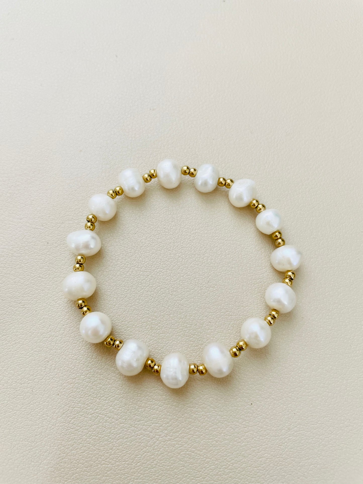 Pulseras Elásticas de Perlas Agua Dulce - Vanytel
