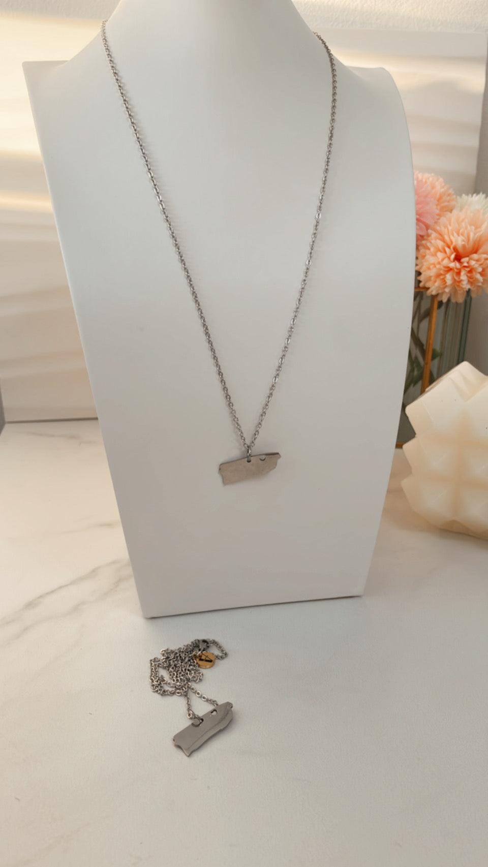 Cadena PR, Plata en Acero Inoxidable, Unisex - Vanytel