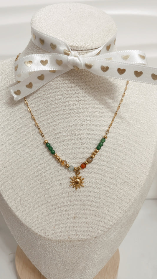 Solecito Necklace, Gold Stainless Steel - Vanytel