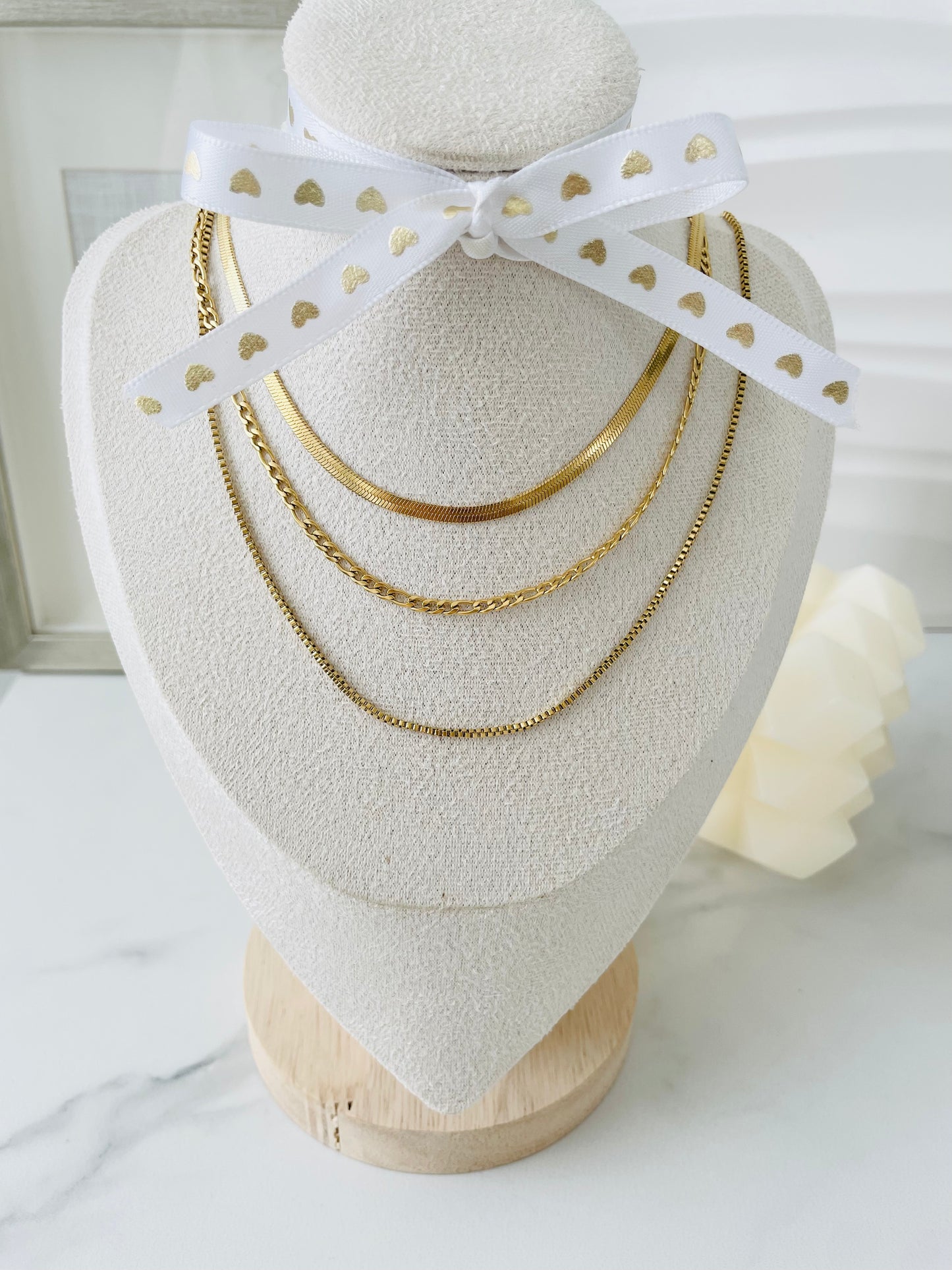 Kourtney Chain | Three Layering Necklace - Vanytel