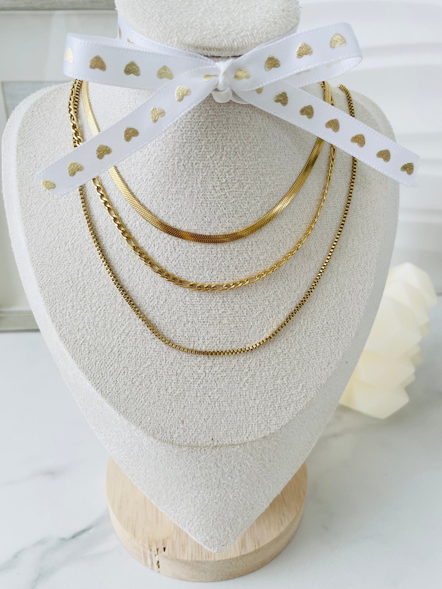 Kourtney Chain | Three Layering Necklace - Vanytel
