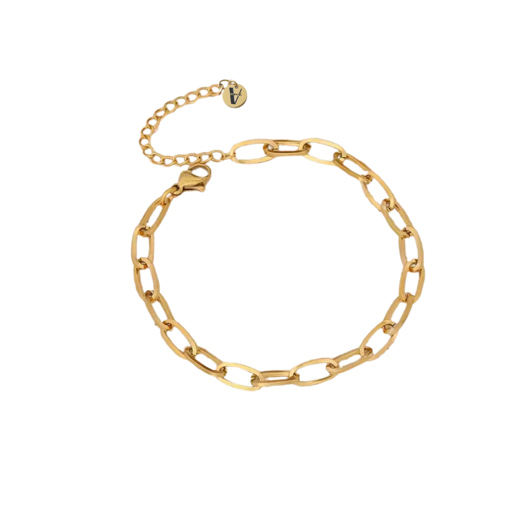 Pulsera Bàsica de Paperclip, en Acero Inoxidable, Mujer, Mamá - Vanytel