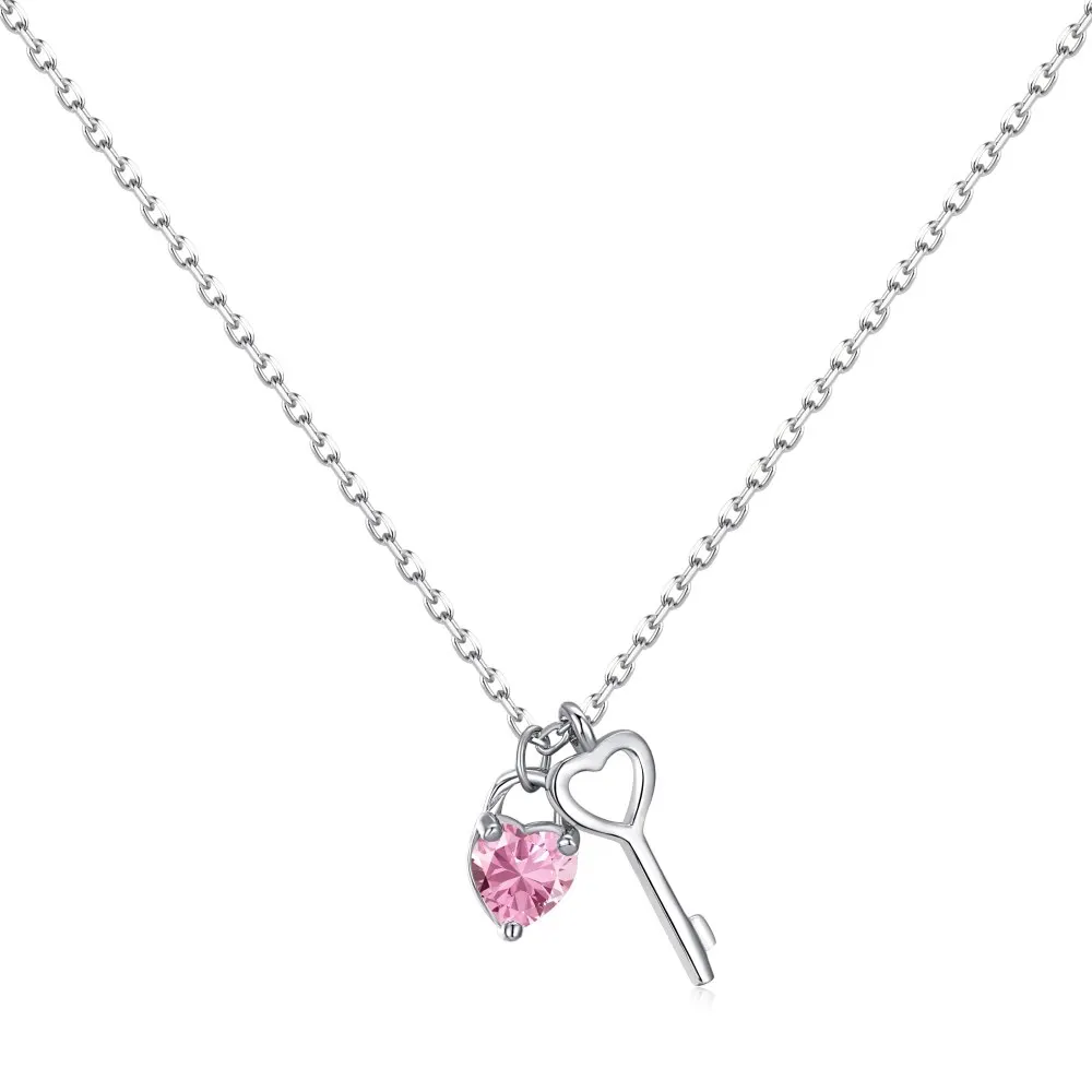 Key To My Heart 925 Sterling Silver Necklace - Vanytel 