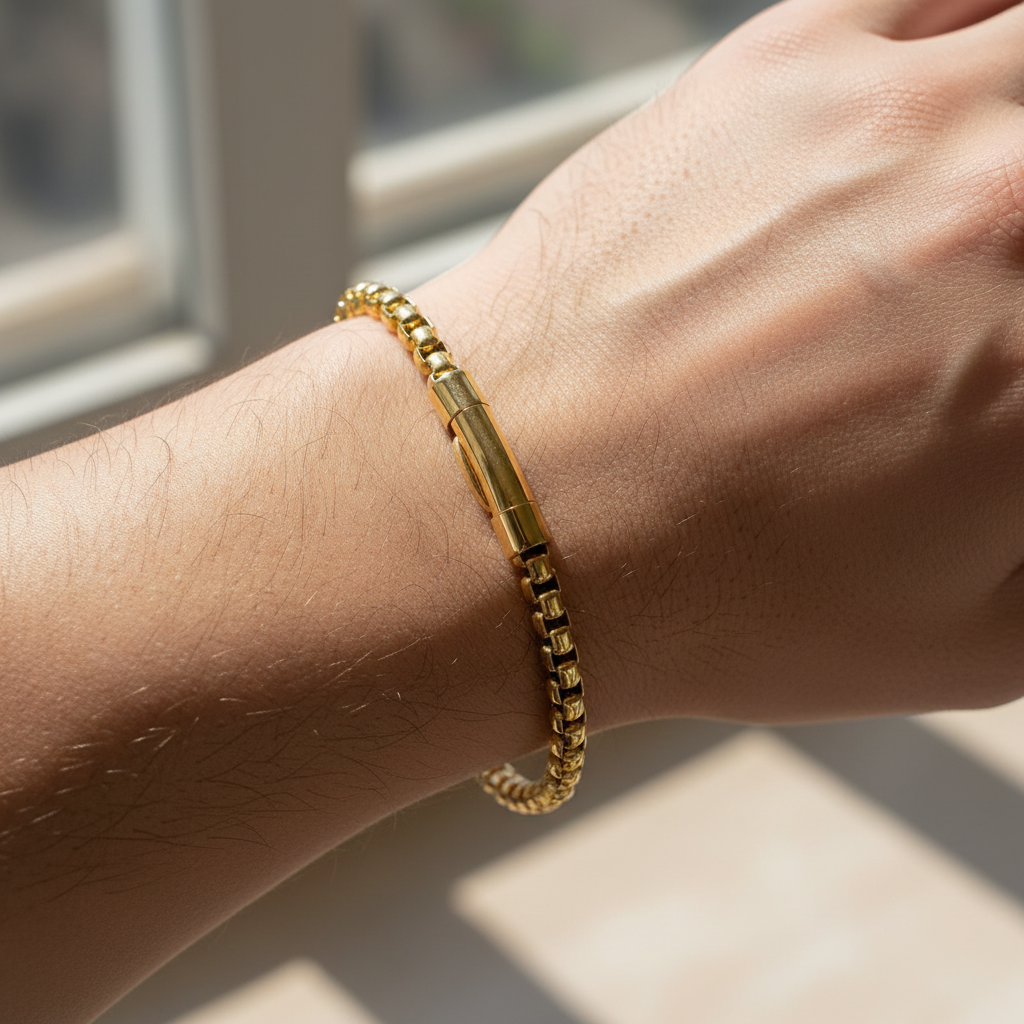 Pulsera en Varios Colores para Hombre en Acero Inoxidable | Vanytel