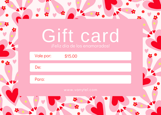 Gift Card 💕 Feliz día de San Valentín - Vanytel 