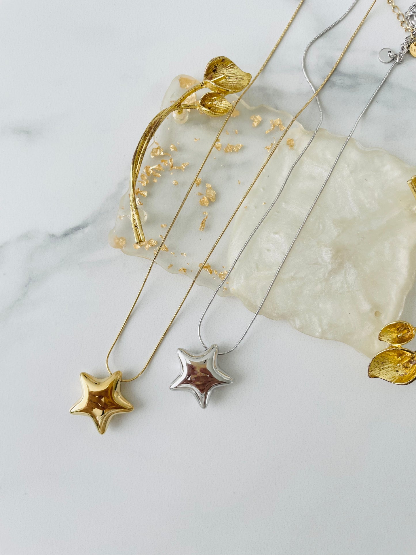 ⭐️ Estrella Necklace | Gold | Silver Stainless Steel - Vanytel 