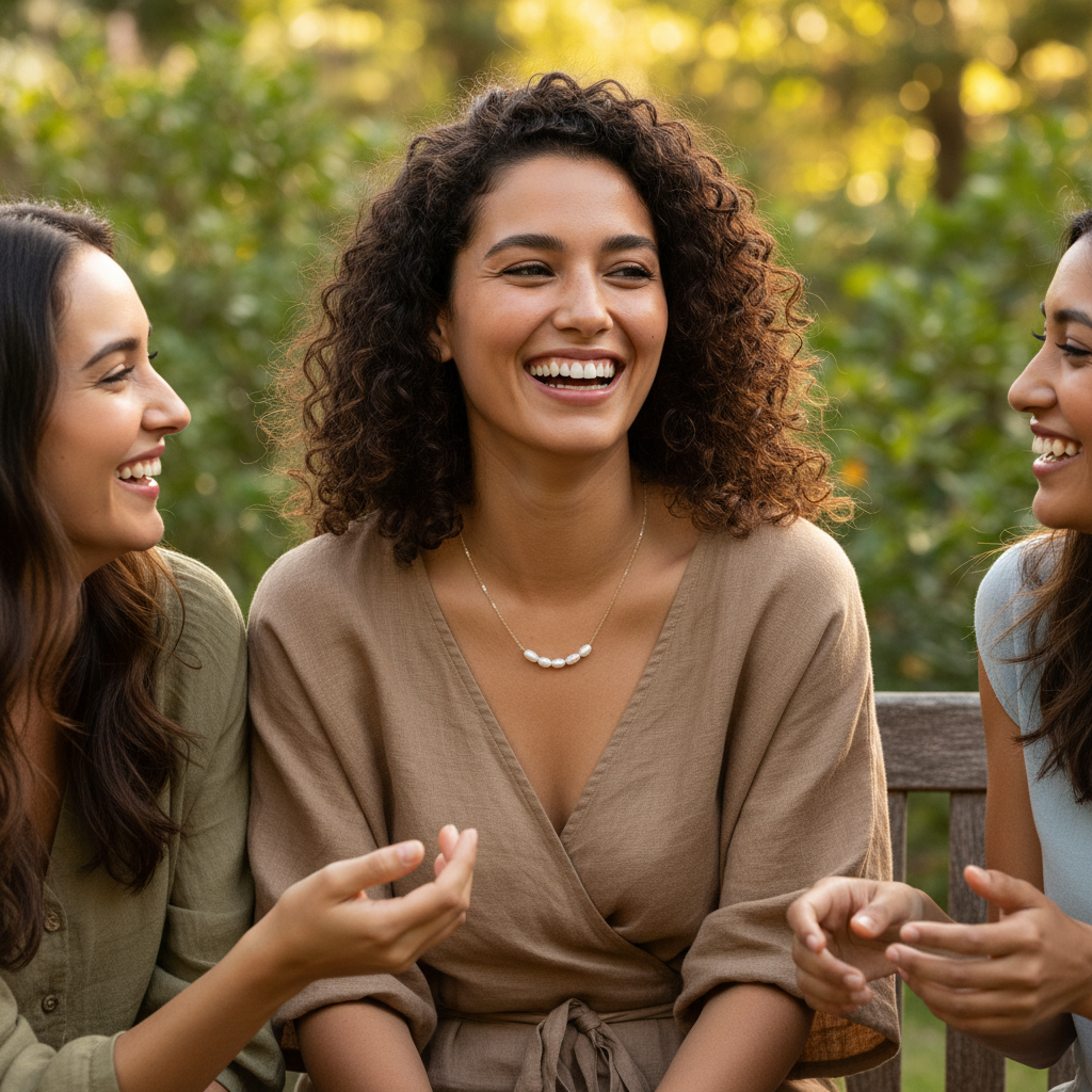 Collar Grecia con Perlas Naturales en Acero Inoxidable Dorado para Mujer | Vanytel