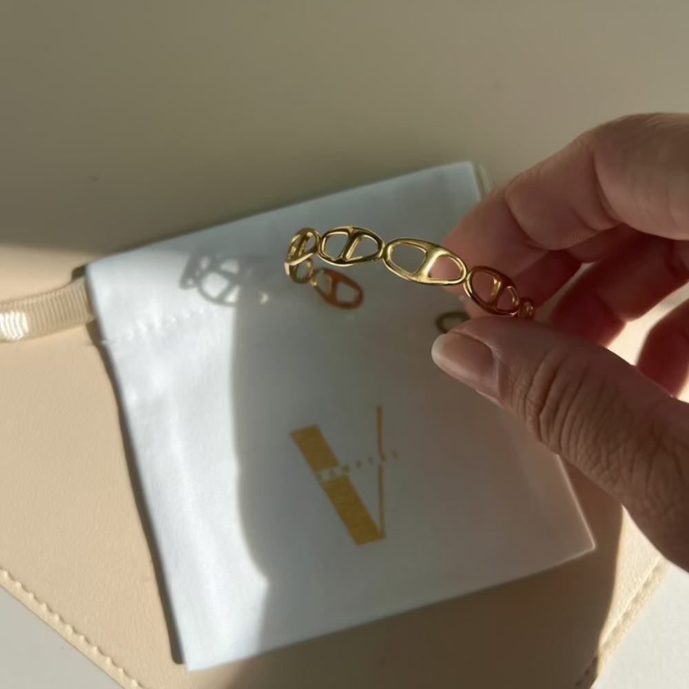 Pulsera Gigi Bangle Dora Ajustable para Mujer en Acero Inoxidable | Vanytel