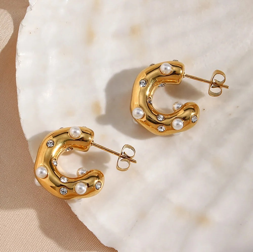 Agueda Hoops Earrings - Vanytel 