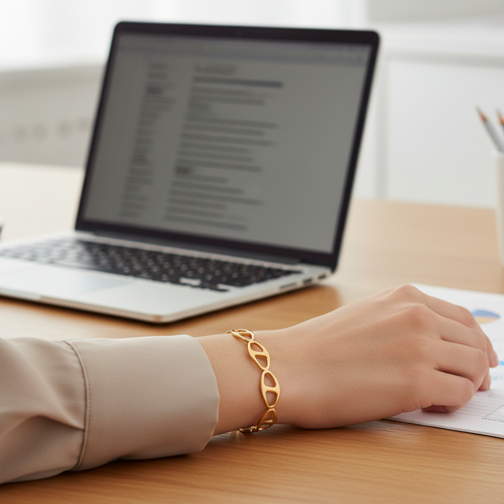 Pulsera Gigi Bangle Dora Ajustable para Mujer en Acero Inoxidable | Vanytel