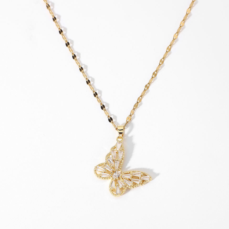 Butterfly chain necklace - Vanytel 